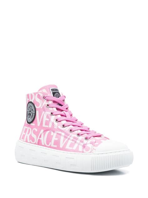 canvas versace trainers|farfetch versace trainers sale.